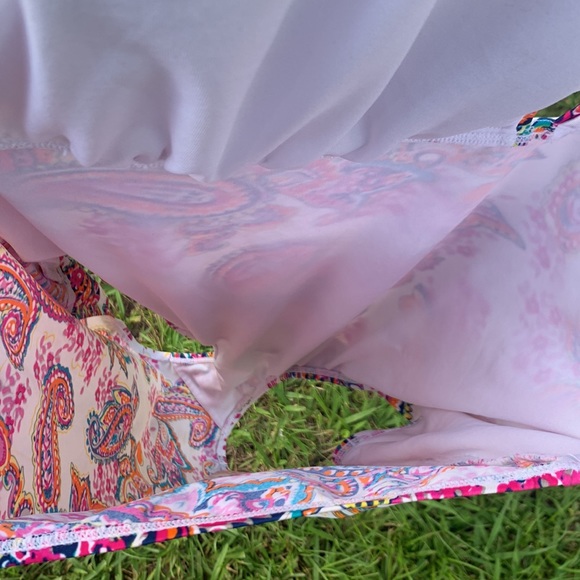 Women’s Hilor Paisley Halter Top One Piece Swimsuit Size 18 - Picture 9 of 12